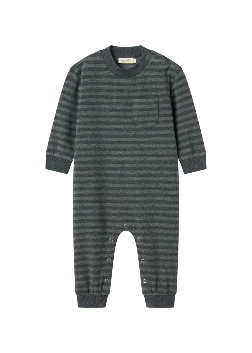 MarMar Ralle heldragt Forest Stripe Mel bomuld