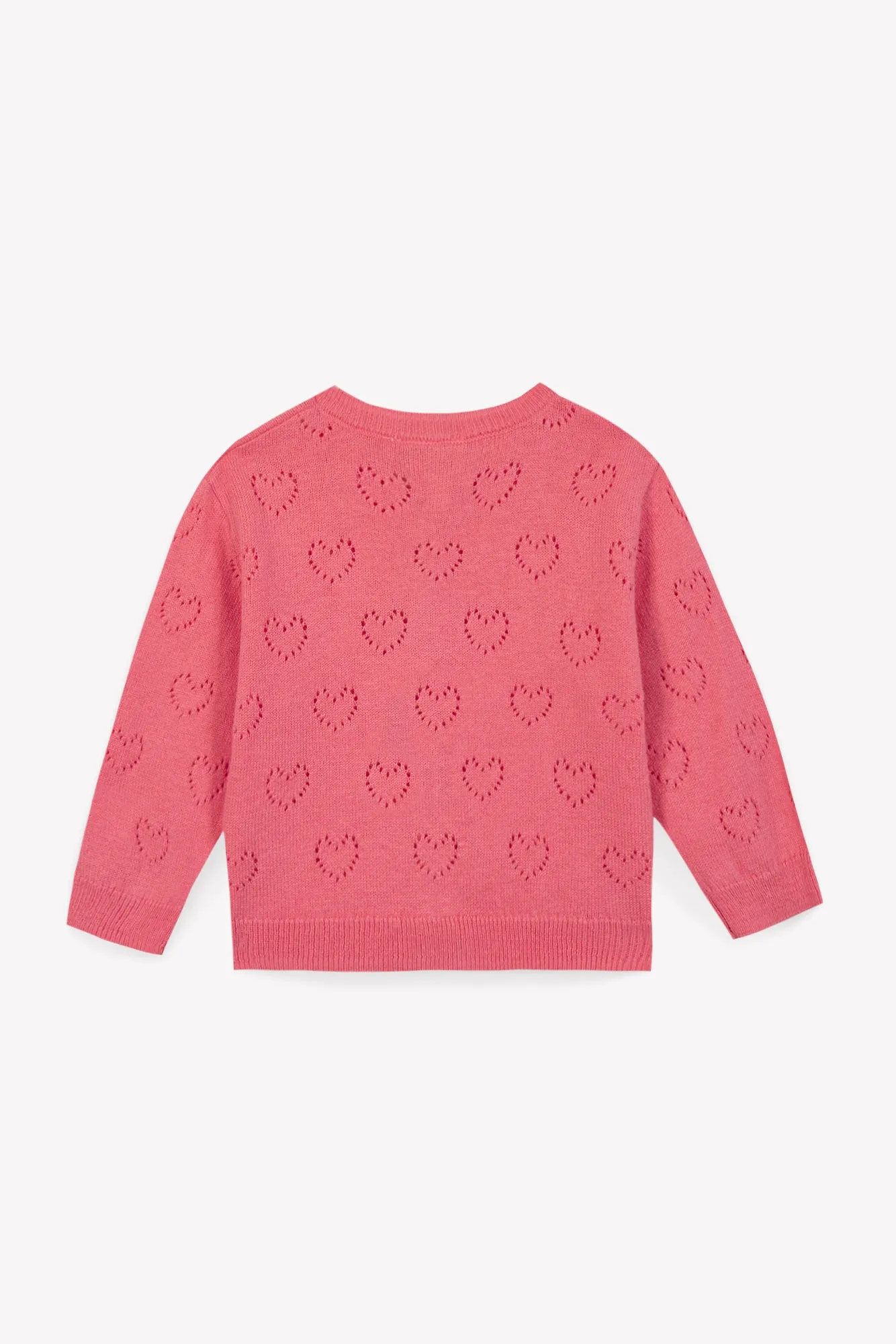 Bonton Lilet Coeur cardigan lyserød hjerter