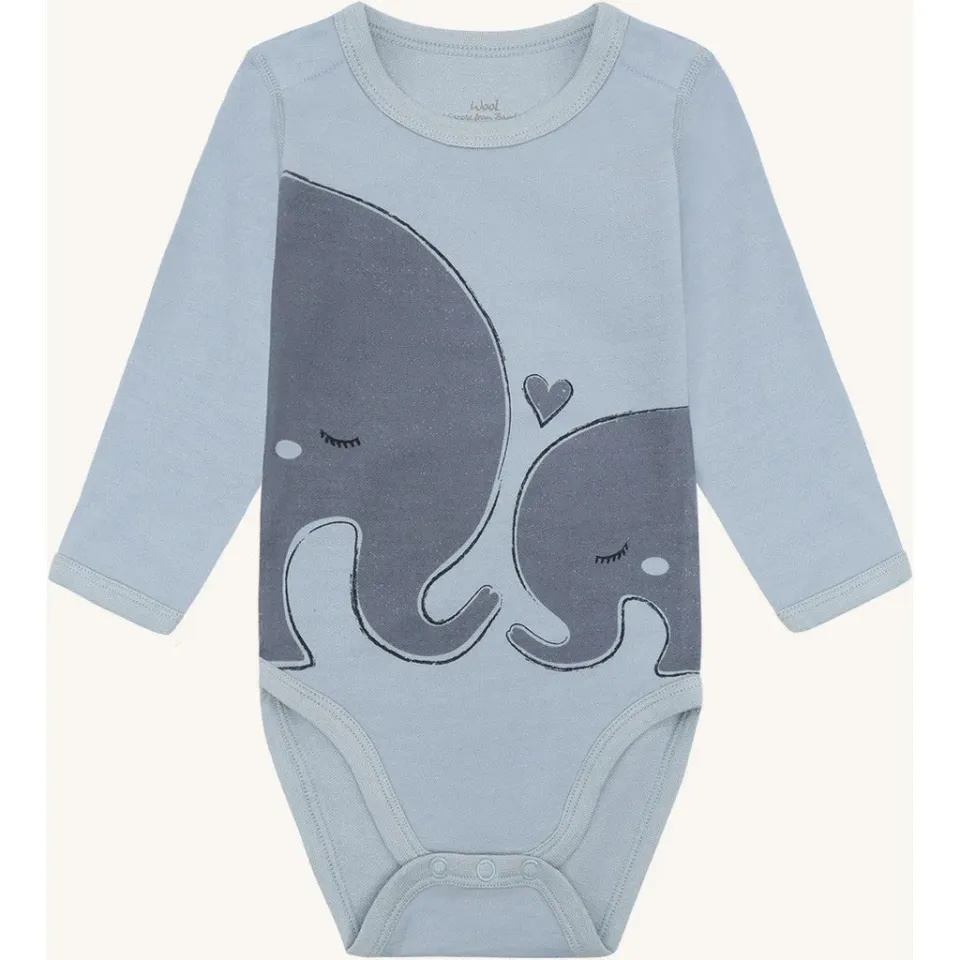 Hust & Claire HCBaloo body baby blue uld bambus