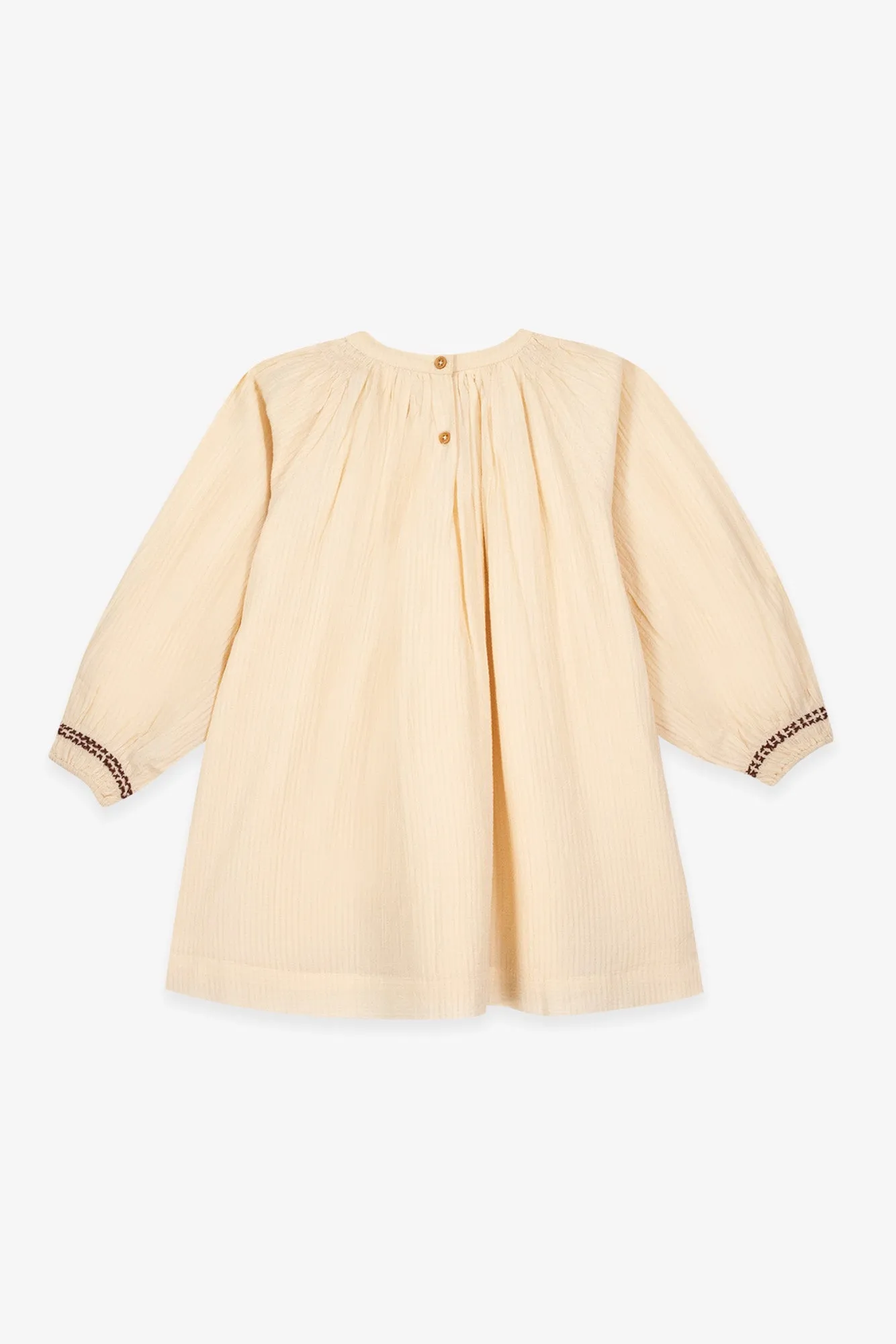 Bonton Parfaite kjole stribet langærmet smock