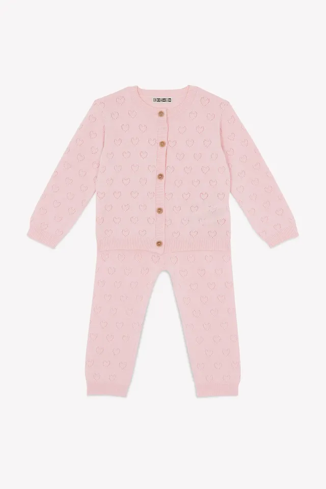 Bonton Marianne babysæt Rose Blossom strik