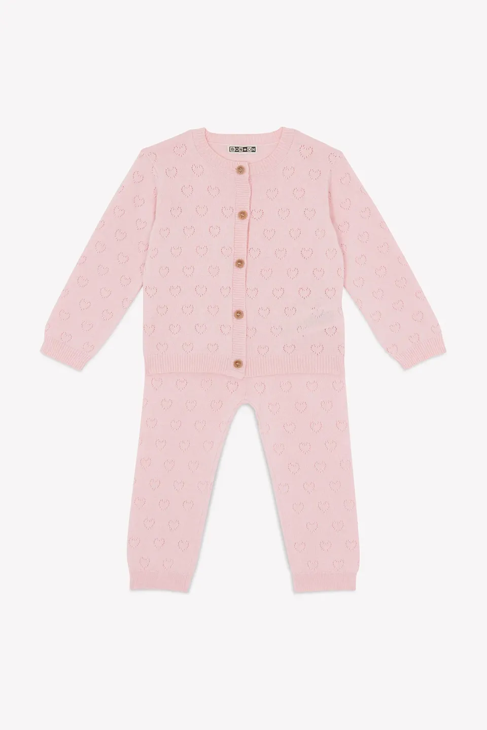 Bonton Marianne babysæt Rose Blossom strik