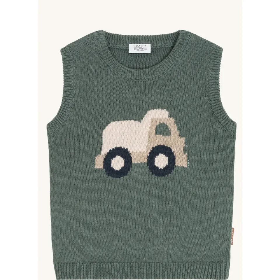 Hust & Claire HCPerry Lorry strikvest Balsam Green