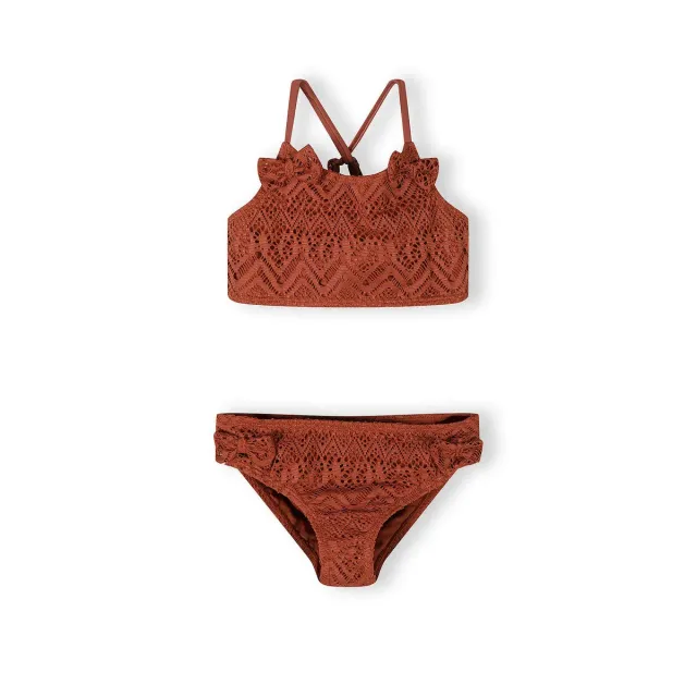Minoti 42185 bikini pige kobber hæklemønster foret