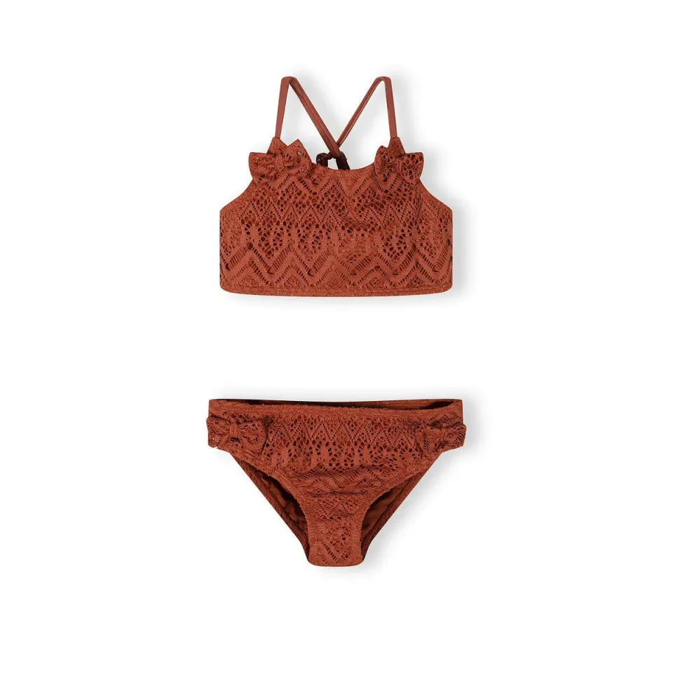 Minoti 42185 bikini pige kobber hæklemønster foret