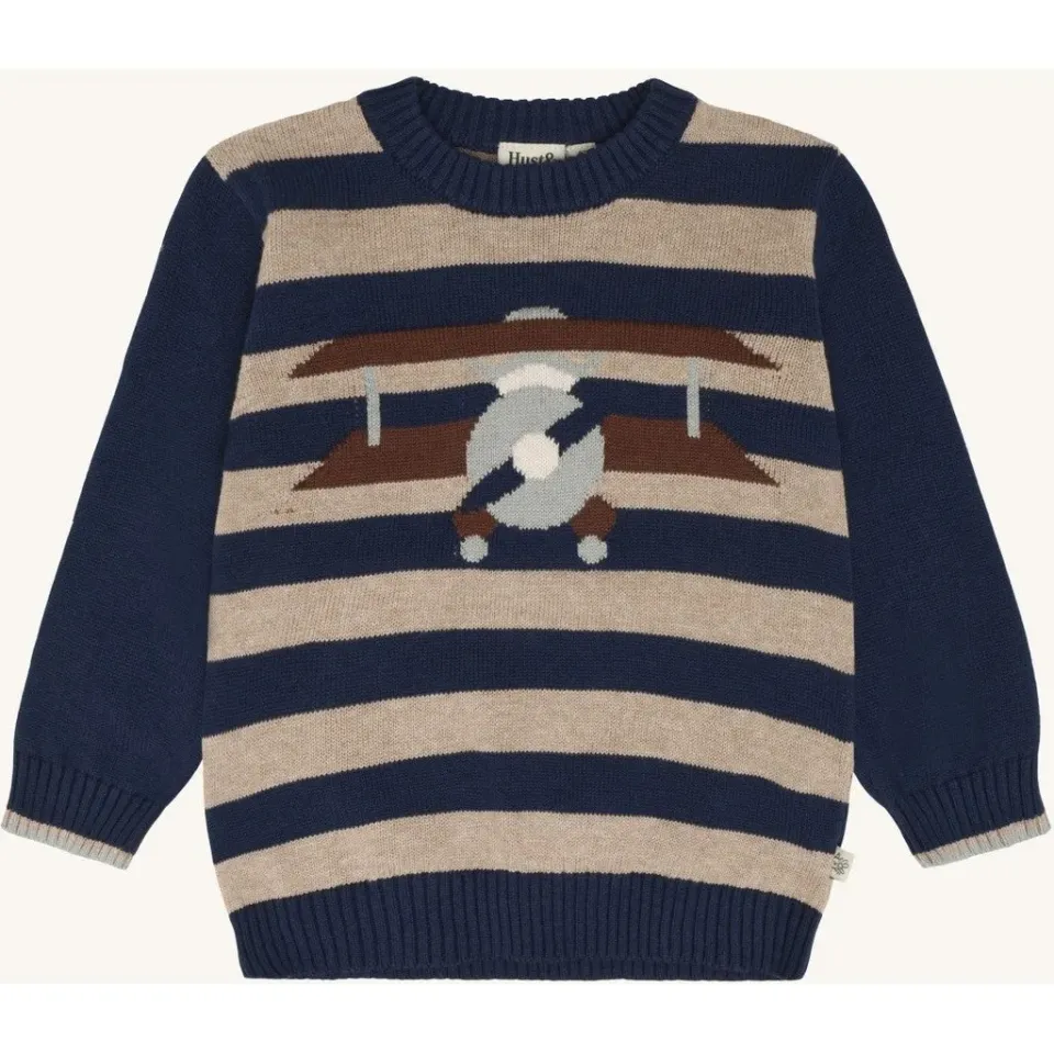 Hust & Claire Pelle Aeroplane pullover Blues striber