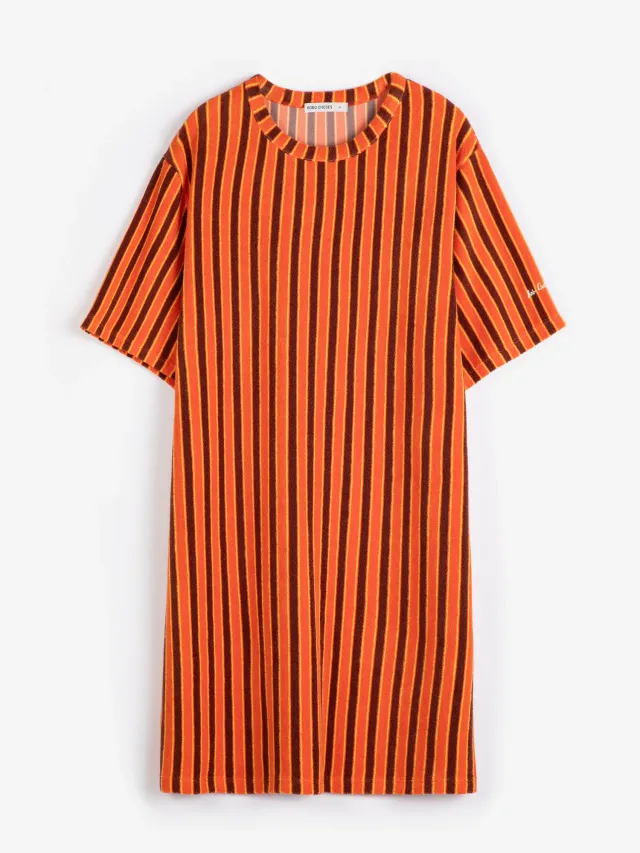 Bobo Choses sb126ad066 kjole XS stribet frotté