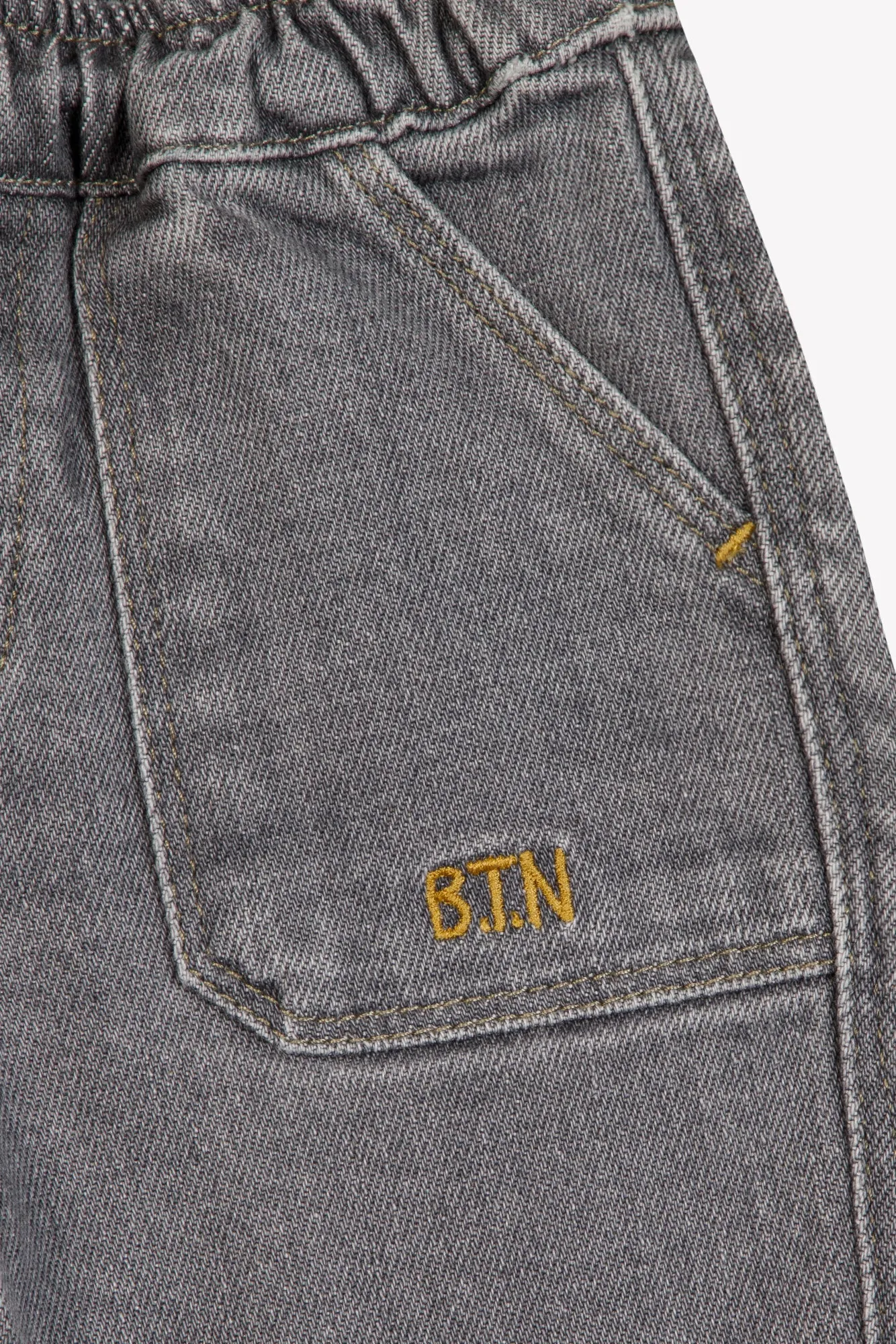 Bonton Mike jeans denim grå bomuld lommer