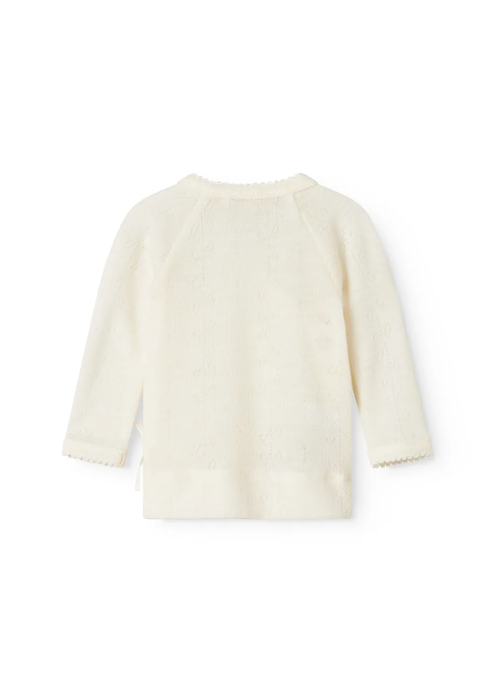 MarMar Tut Wrap LS bluse Natural uld