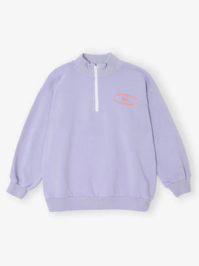 Bobo Choses Mystery BC half zip sweatshirt 2-3Y lilla