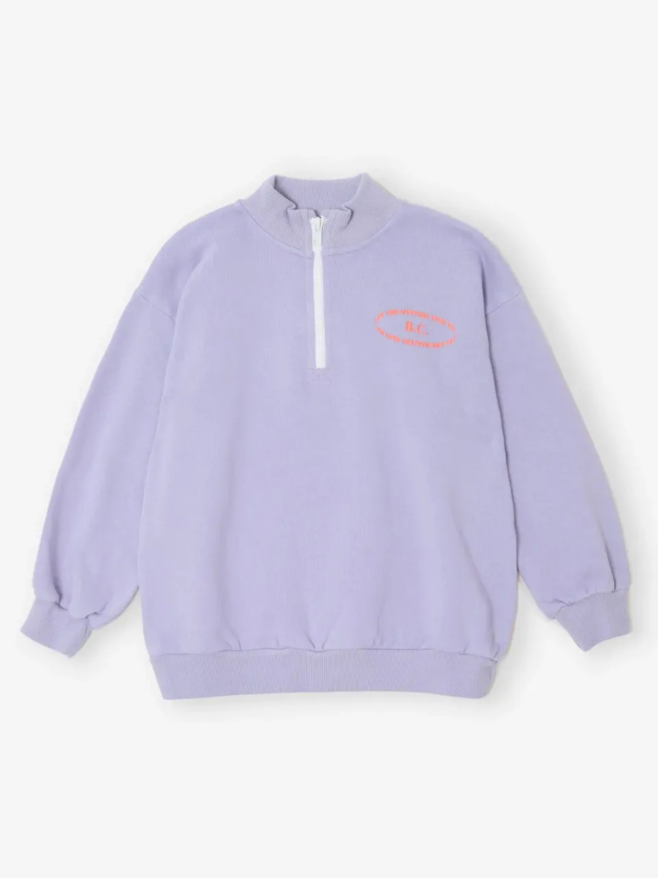 Bobo Choses Mystery BC half zip sweatshirt 2-3Y lilla