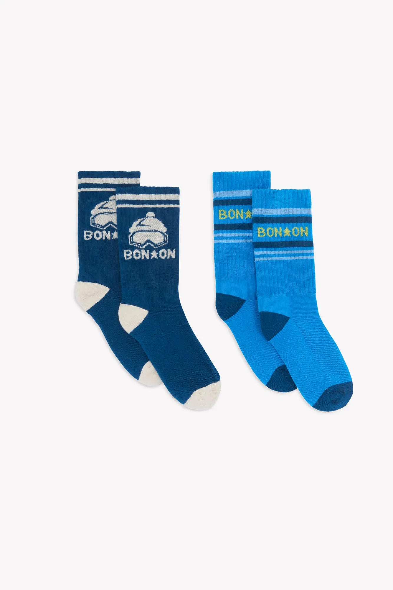 Bonton Winter strømper blå nordic 2-pak