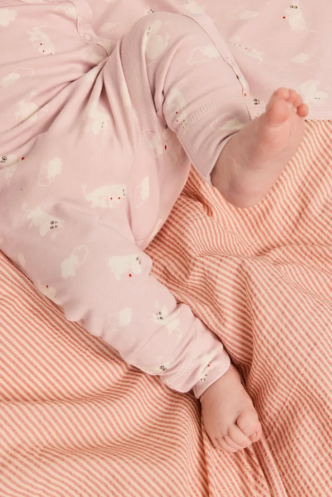 MarMar Bed Linen Baby sengetøj Soft Cheek Stripe