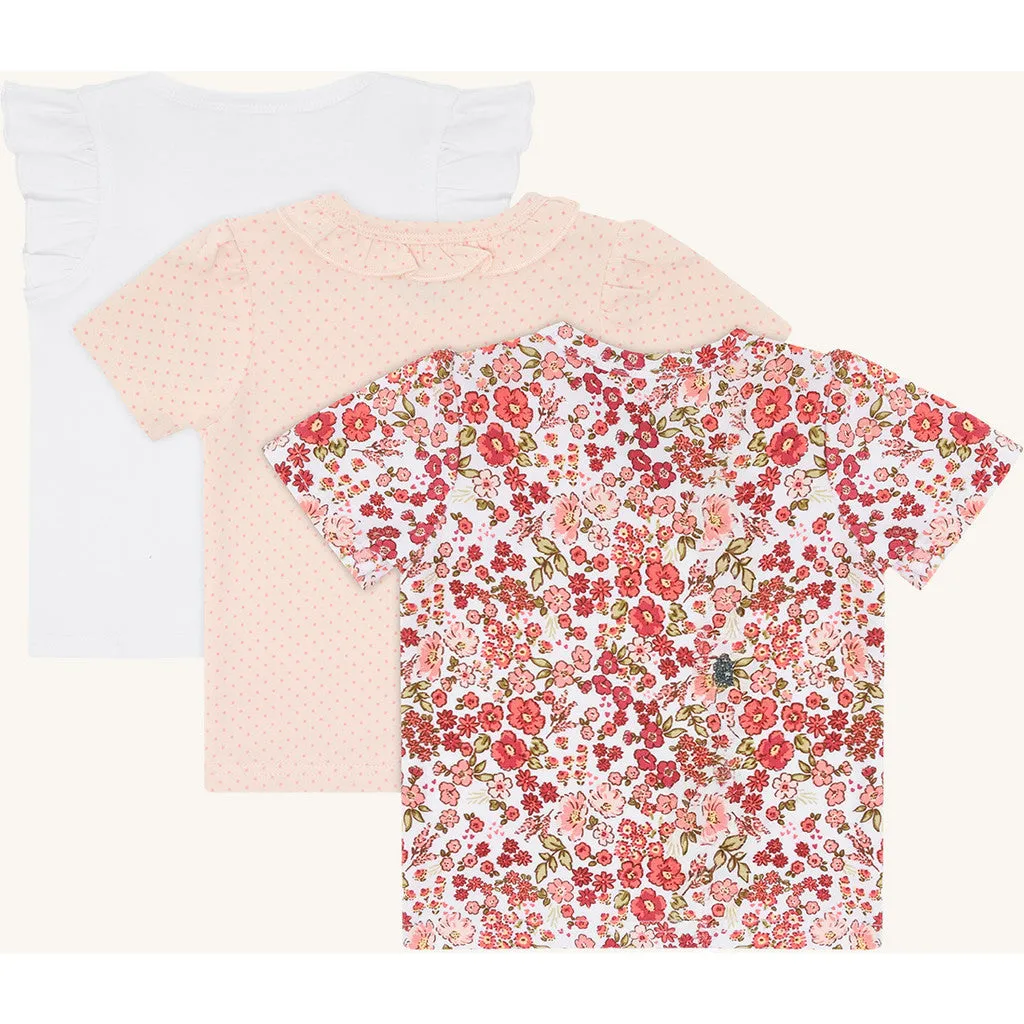 Hust & Claire Alda T-shirt Hvid Bomuld
