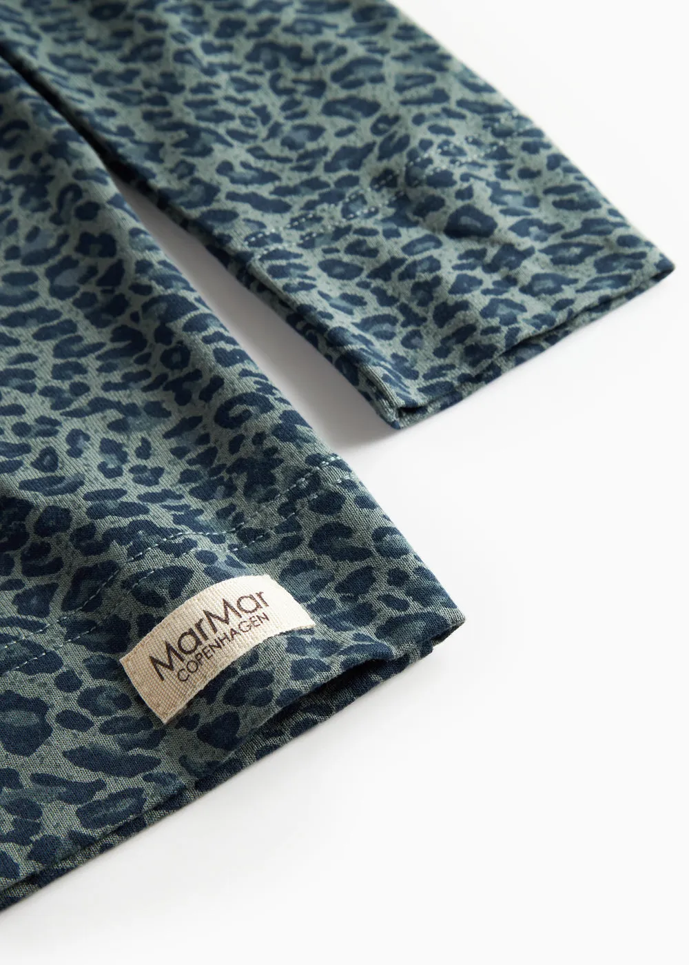 MarMar Leo Tee t-shirt Dusty Green Leo leopard