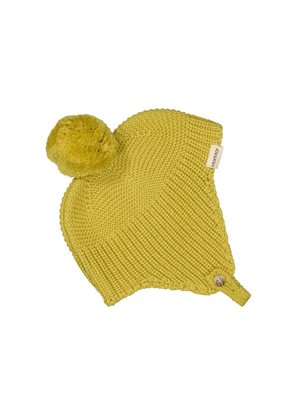 MarMar Aly Pompom Strikhue Green Mustarduldblanding