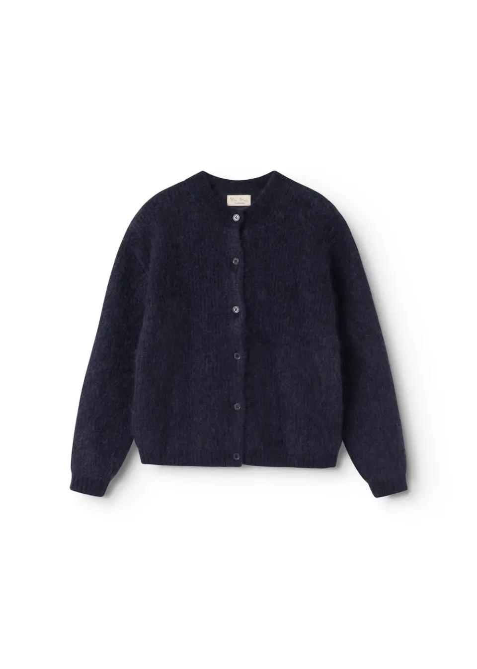 MarMar Tavon W strikcardigan Darkness Melange mohair