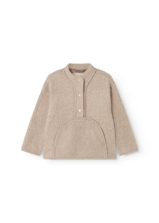 MarMar Oy Teddy Anorak Muddy Melange fleece