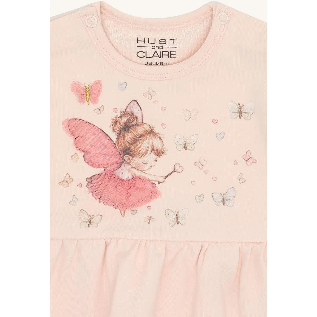 Hust & Claire Kristi Baby Fairy kjole Quartz bomuld