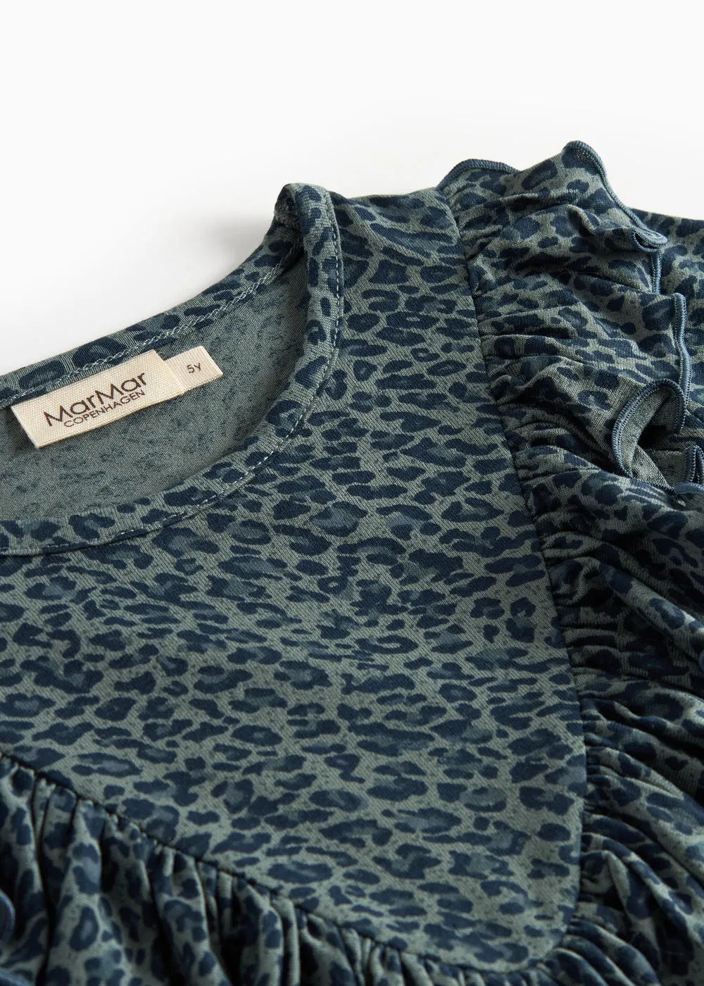 MarMar Leo Taren bluse Dusty Green Leo leopard