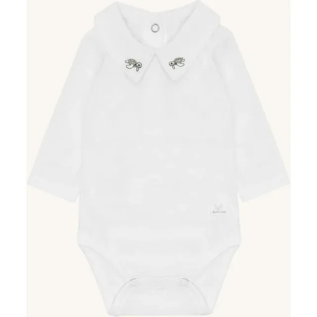 Hust & Claire HCBam Collar body Iceberg økologisk bomuld