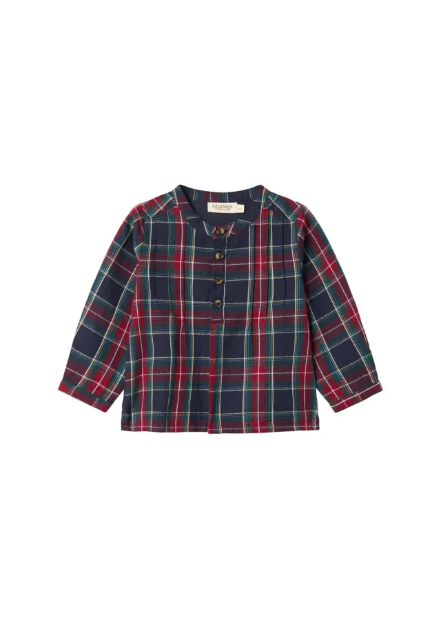 MarMar Totoro skjorte Pilot Navy Check ternet