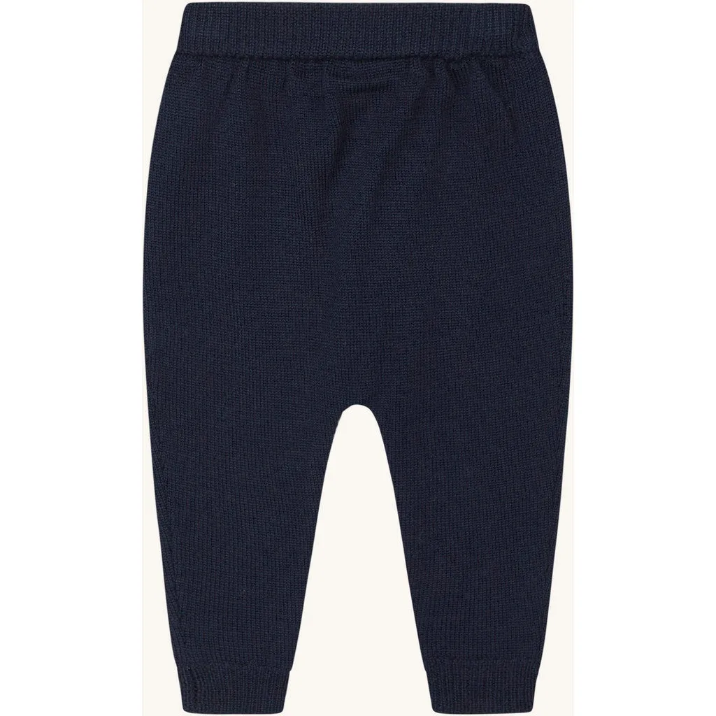 Hust & Claire Guri Wool Knit bukser More Navy merino