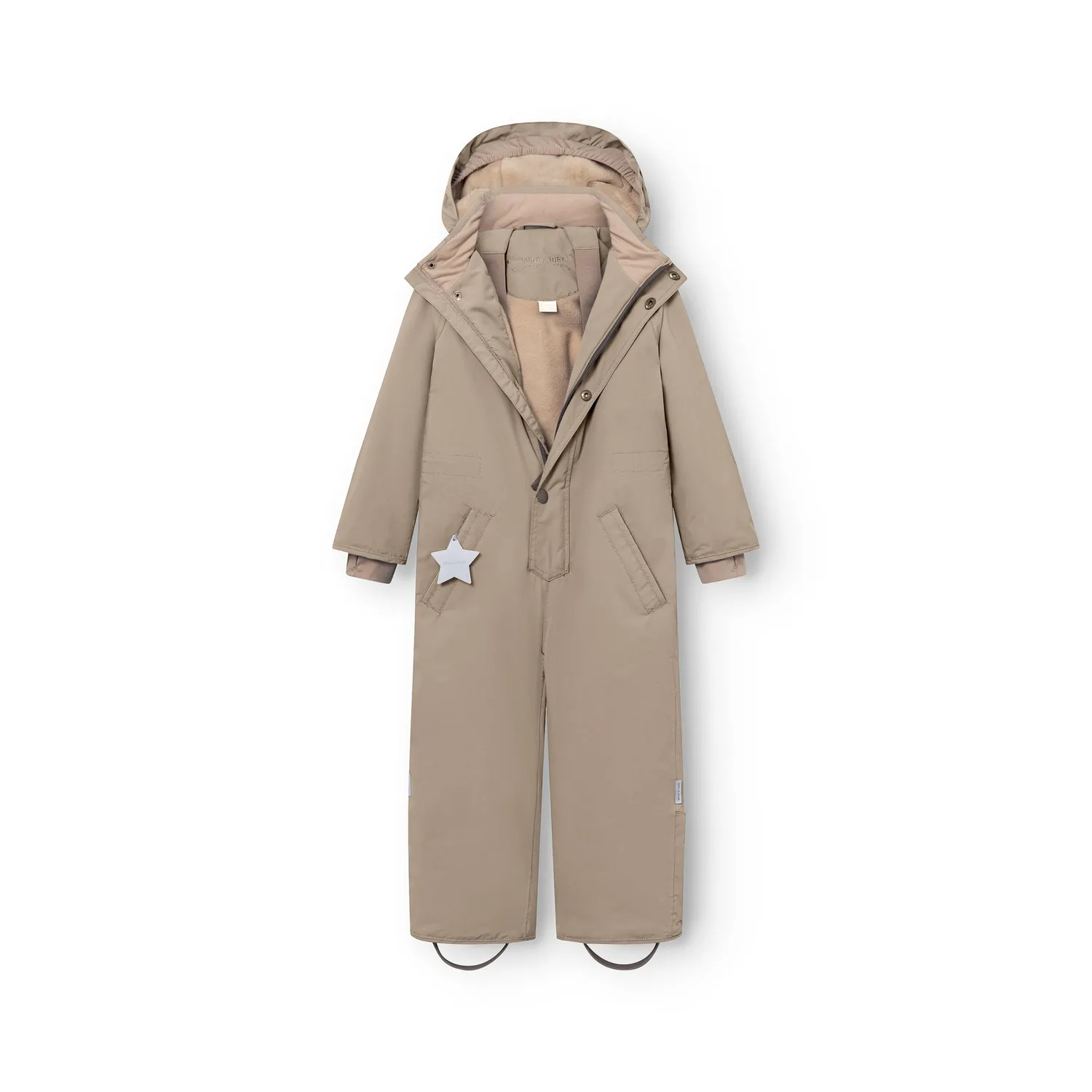 MINI A TURE WANNI flyverdragt fleece Grey brown