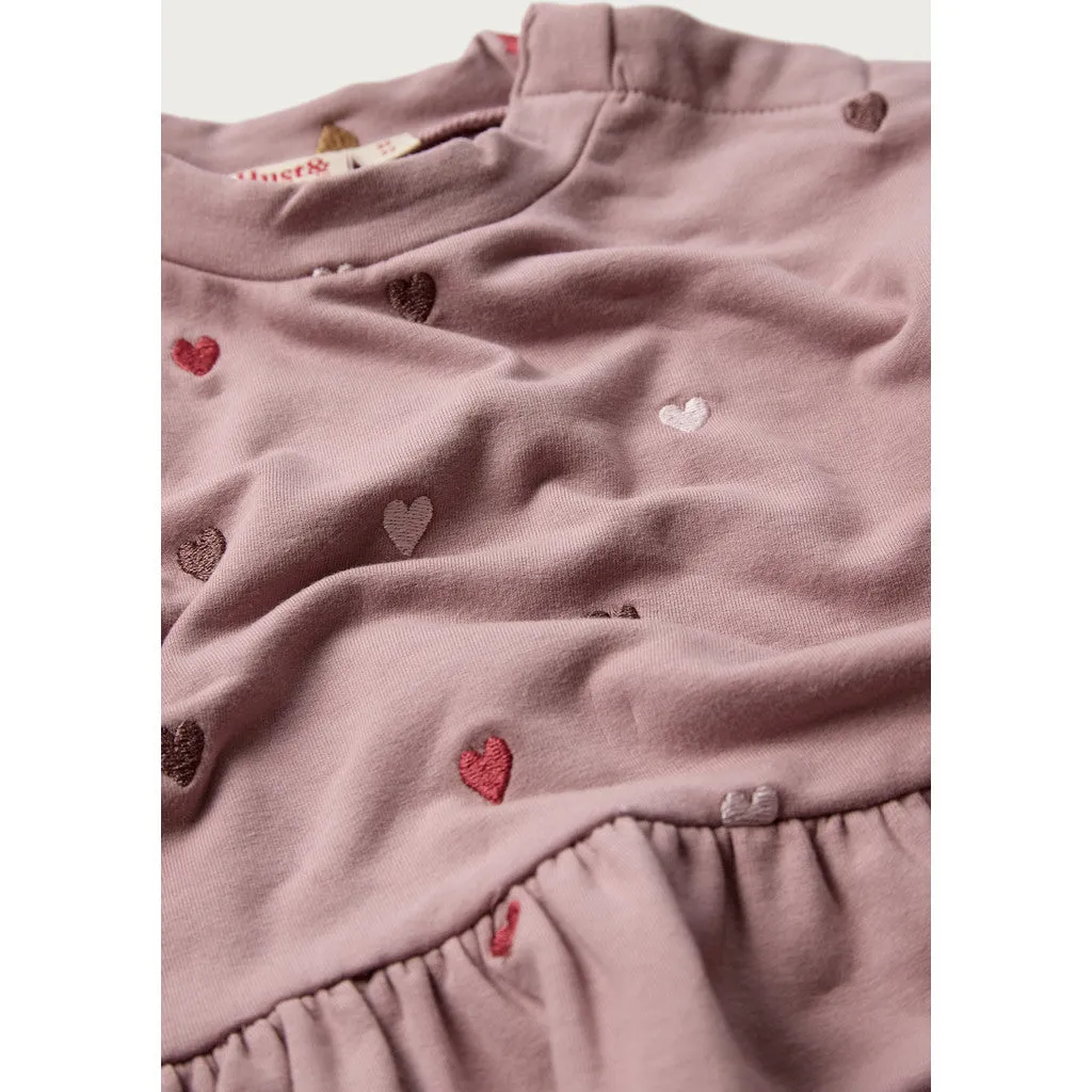 Hust & Claire Donna Heartbeat kjole Heather blomstret