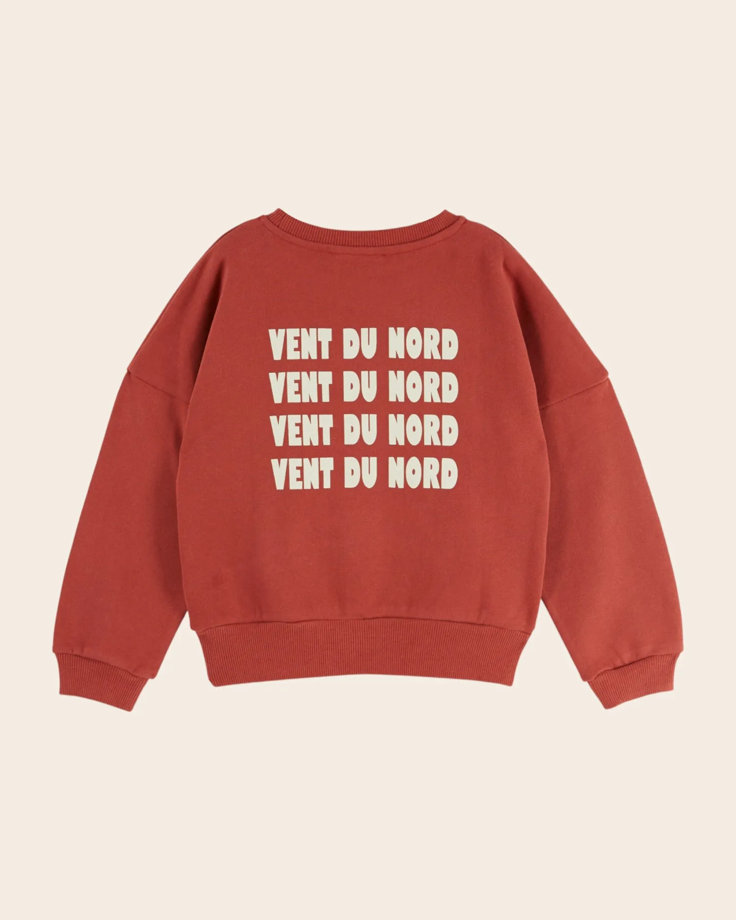 Emile et Ida Vent du Nord sweatshirt rød økobomuld