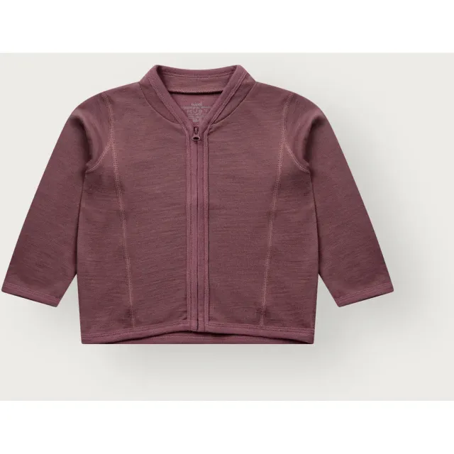 Hust & Claire Camil cardigan Old Rose uld bambus