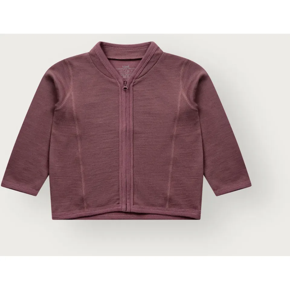 Hust & Claire Camil cardigan Old Rose uld bambus