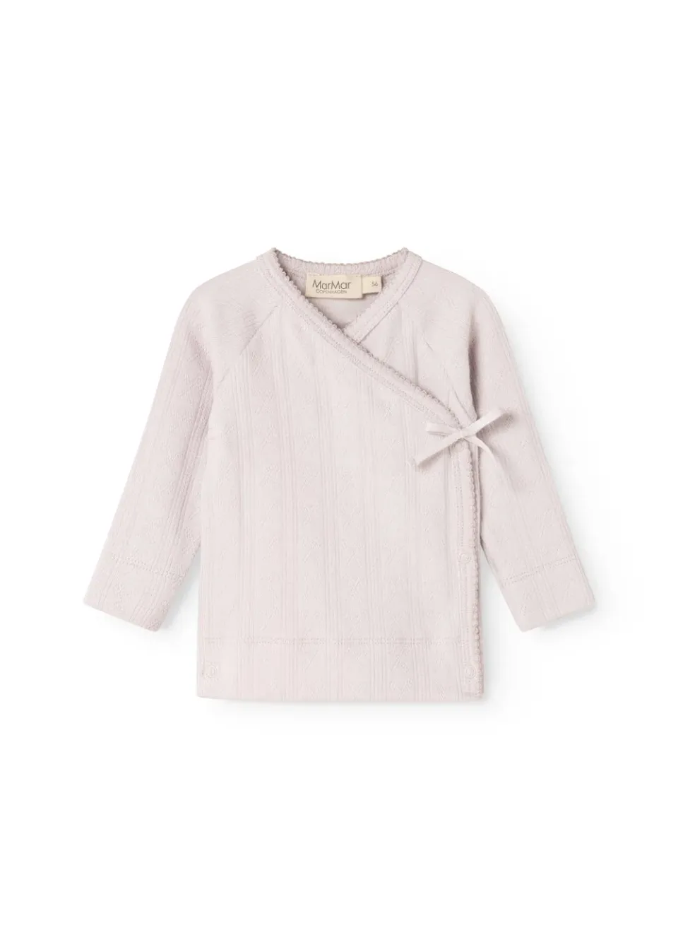 MarMar Tut Wrap LS bluse Violet Dust nyfødt