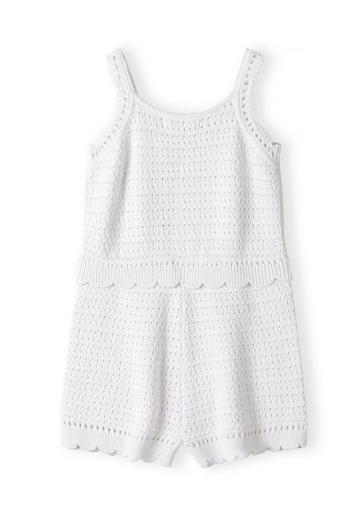 Minoti 44716 jumpsuit hvid ajour bomuld