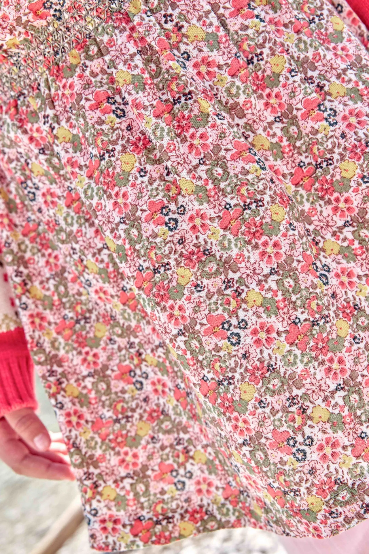 Bonton Lisea nederdel meadow blomstret bomuld
