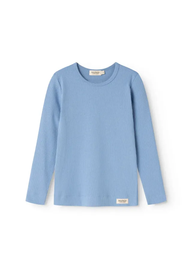 MarMar Plain Tee LS t-shirt Blue Heaven modal