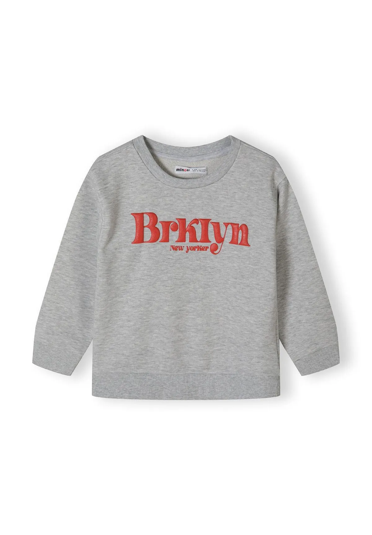 Minoti 42498 Brooklyn sweatshirt til drenge grå