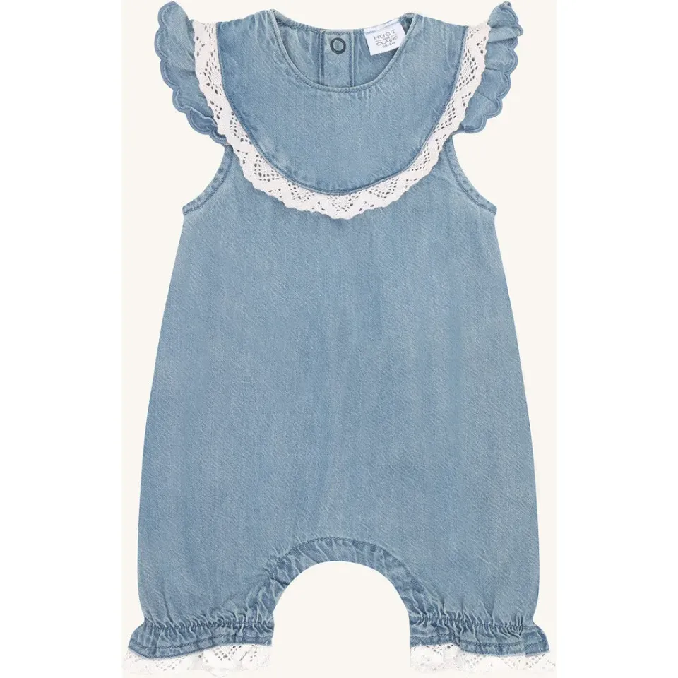 Hust & Claire HCMagie romper Blue Denim Tencel sommer