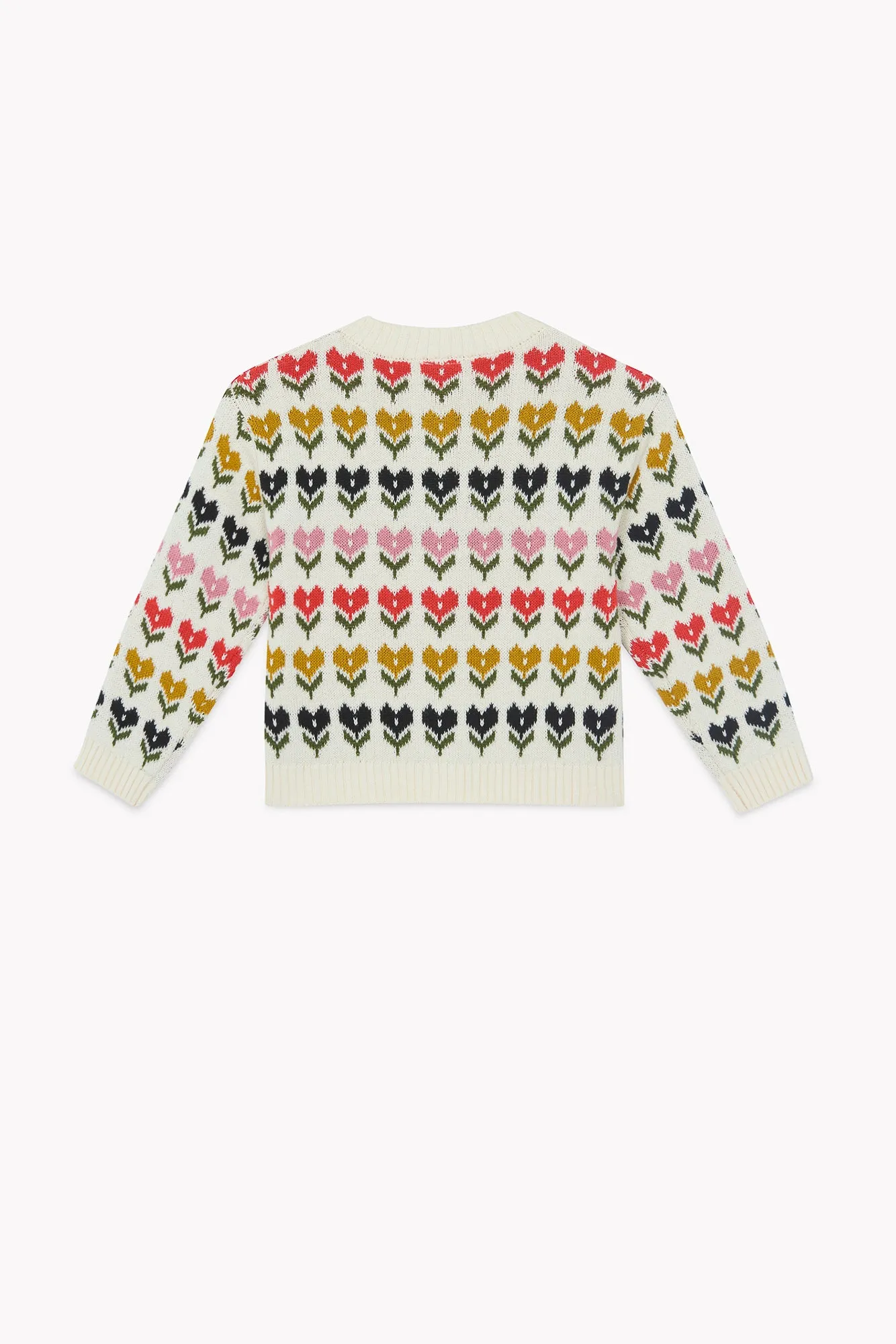 Bonton Maligne Mouton cardigan ecru bomuld