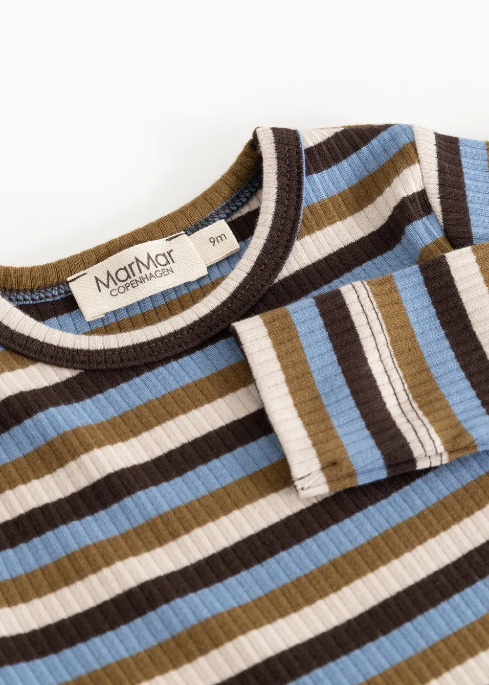 MarMar Plain Rompy heldragt Stripes rib