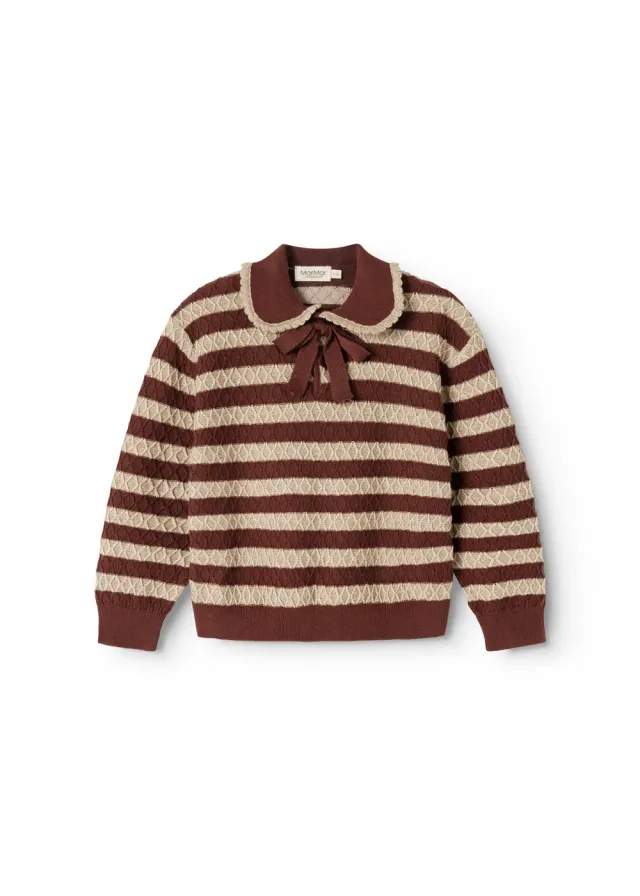 MarMar Copenhagen Taneno trøje Gold Glitter Stripe pige