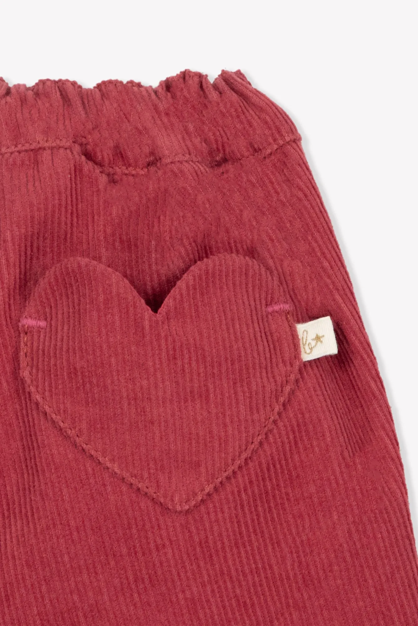 Bonton Pampa Rose fløjlsbukser lyserød