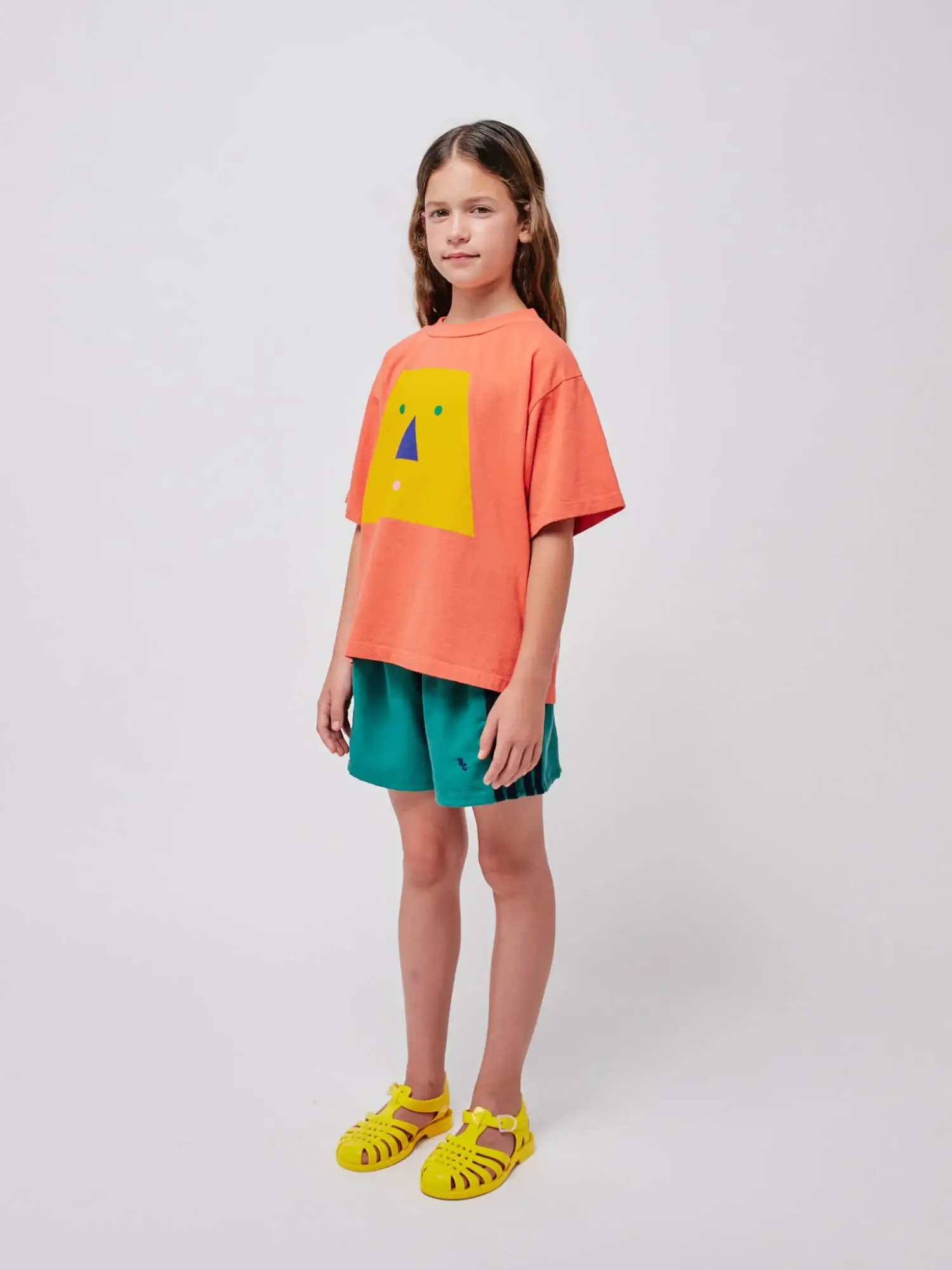 Bobo Choses Have Fun T-shirt rød genanvendt bomuld