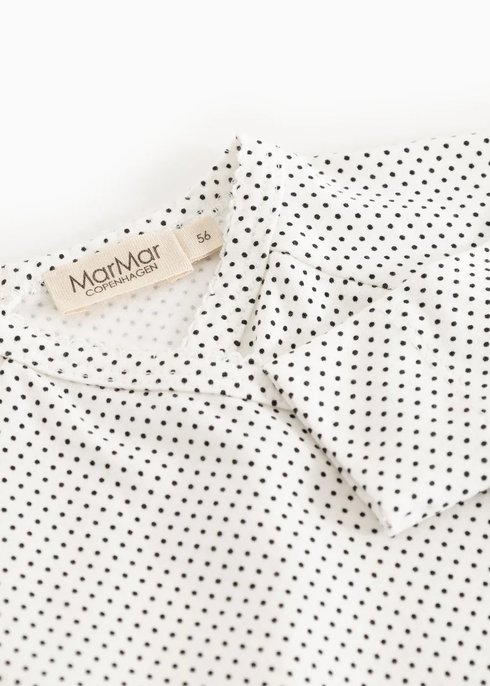 MarMar Tut Wrap LS bluse Tiny Dots modal