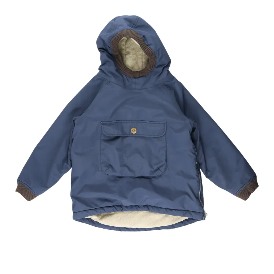 MINI A TURE RE-LOVED Wen vinteranorak ombre blue 8år
