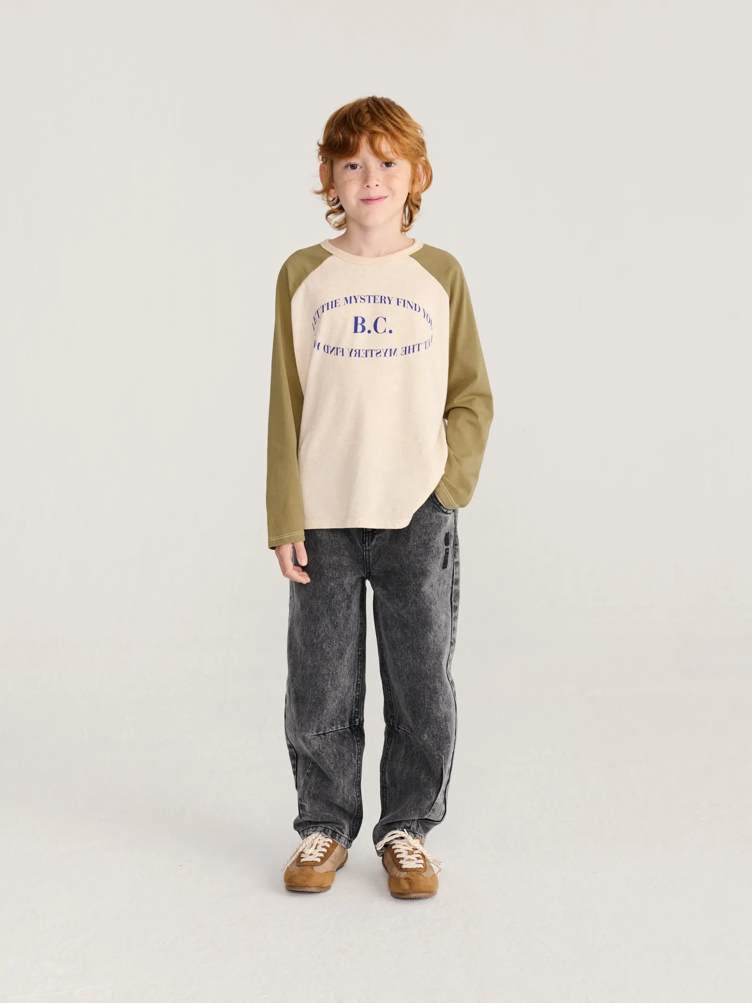 Bobo Choses Mystery BC T-shirt beige 2-3 år løs
