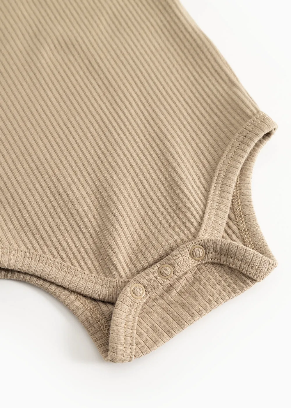 MarMar Copenhagen Plain Body LS bodystocking Muddy rib