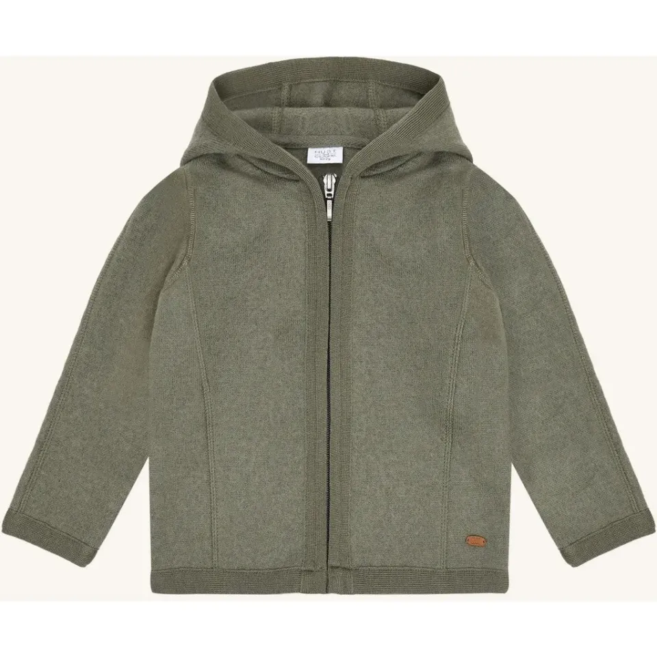 Hust & Claire Ebba kogt uld jakke Turtle merino