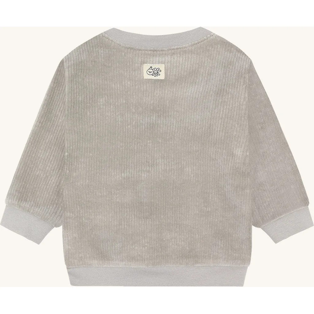 Hust & Claire HCSofus sweatshirt forest fog velour