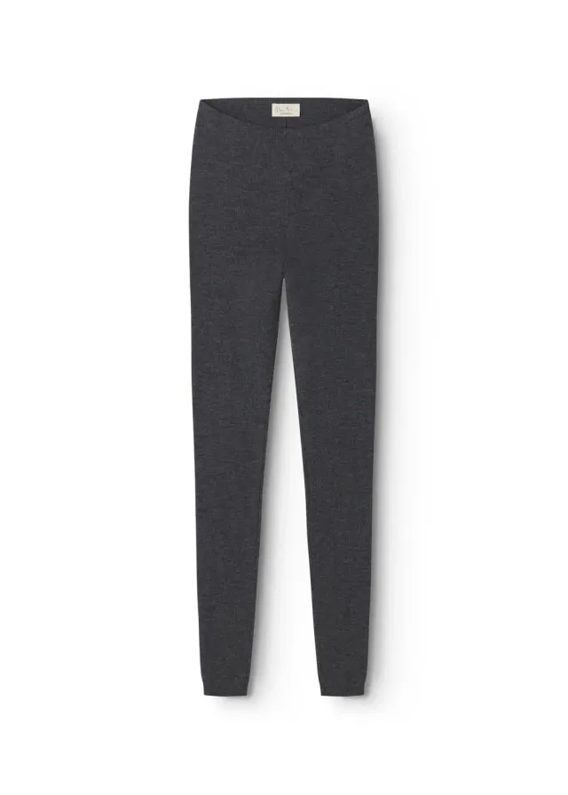 MarMar Pippi W leggings Dark Grey Melange merino